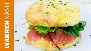 Cloud Bread Recipe  Gluten amp Carb Free  Recipes by Warren Nash [upl. by Betthezel]