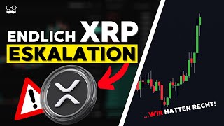 XRP ESKALATION  WIR HATTEN RECHT [upl. by Donough]