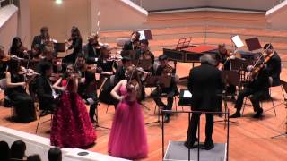 Mone Hattori und Ellinor DMelon spielen Navarra von Pablo de Sarasate [upl. by Alden]