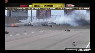 Dan Wheldon Crash [upl. by Aekin805]