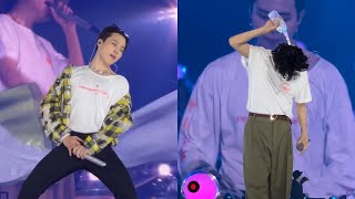 Fancam 220416 Go Go 고민보다 Go BTS Permission to Dance PTD On Stage Las Vegas Concert Live 방탄소년단 [upl. by Erelia]