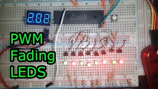 PWM and Fading LEDs 🔴 PIC Microcontroller Programming Tutorial 10 MPLAB in C [upl. by Ealasaid538]