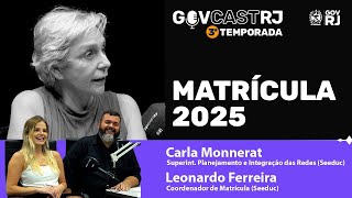 Matrícula 2025  GovCast RJ [upl. by Coulson]