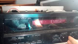 Kenwood receiver VR615 display issue semi fixed [upl. by Acinorav]