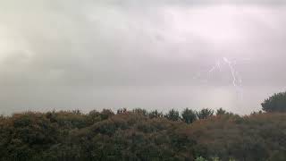 Weather diaries Lightning in storm Looking north 545pm Kyneton 25th Aug 2024 [upl. by Apostles]