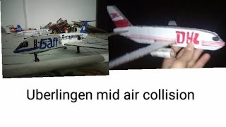 Uberlingen mid air collision Bashkirian airlines flight 2937 dhl flight 611  cardboard crash [upl. by Neeham]