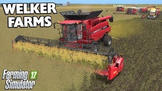 Farming Simulator 17  Welker Farms Multiplayer Timelapse Daggerwin Server [upl. by Ayala]