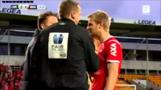 Best Fair Play ever Norwegian Tippeligaen Lillestrøm Brann [upl. by Tyrone]