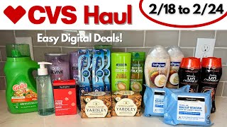 CVS Free and Cheap Digital Couponing Deals This Week  218 to 224  Easy Digital Deals [upl. by Eiral]