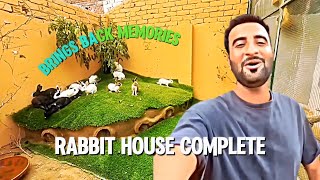 Rabbit House Complete Ho Gya 😍  Shehr Main Dihat Turab Sibtain rabbithouse rabbit [upl. by Kahl]