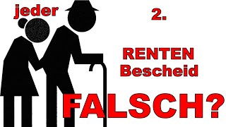 Rentenbescheid Jeder zweite Rentbescheid ist falsch [upl. by Sreip697]