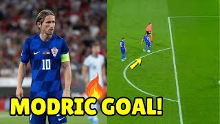 Luka Modric’s Stunning Free Kick Seals Croatia’s 10 Victory Over Poland in Nations League Clash [upl. by Ronen]