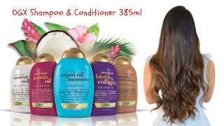 OGX Brazilian Biotin and Collagen Shampoo amp Conditioner 385ml [upl. by Dnumyar]