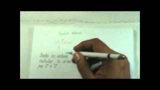 Geometria Analítica Como calcular a área de um paralelogramo utilizando Produto Vetorial [upl. by Summers]