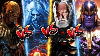 Knull Vs Odin Vs Darkseid Vs Thanos  Battle of Best [upl. by Matthaus998]