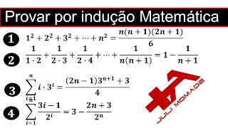 RESOLUÇÃO DE EXERCÍCIOS DE PROVA POR INDUÇÃO MATEMÁTICA MATEMÁTICA DISCRETA 1 [upl. by Arinay]