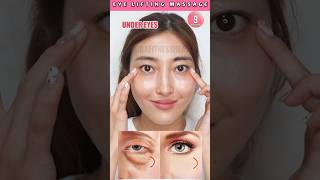 Bigger eye eye begs droopy eyelids Eye lifting massage for beauty eyebags eyes beauty shorts [upl. by Doersten]