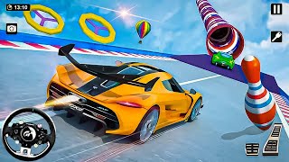 3D Car Driving Game  Impossible Car Stunt  Mega Ramp Car Racing Gameplay 2 [upl. by Aloibaf]