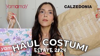 HAUL COSTUMI ESTATE 2024  collezione estiva calzedonia yamamay  maria silvestro [upl. by Terence316]