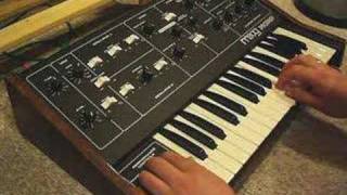 MOOG PRODIGY Analog Synthesizer sequenced [upl. by Korie]