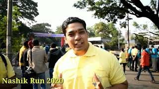 Nashik Run 2020Nandan Pawar interview [upl. by Enelrahs188]