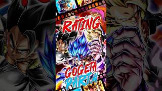 Rating EVERY Gogeta Unit from WORST to BEST  Dragon Ball Legends Ranking Part4 [upl. by Selokcin464]