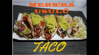 TACO NASIL YAPILIRMEKSİKA USULÜAVAKADOLU TACO [upl. by Clayborn136]