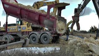 Tempête Oléron 2014 Les Travaux côtiers de La Perroche [upl. by Niret419]