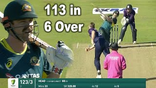 Watch Travis Head 80 Runs in 25 Balls vs Scotland  AUS 113 Runs in 6 Overs  AUS vs SCO 1st T20 [upl. by Stalk253]