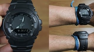 CASIO GSHOCK G100BB1A SPECIAL BLACK  UNBOXING [upl. by Elbys]