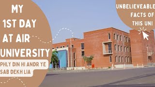 My First Day At University  Air Uni Multan CampusVisit Tour Of AUMC  Vlogging or Ragging [upl. by Ahsirpac875]