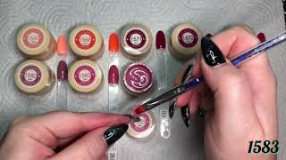 TESTING VENALISA 60 PI PAINT GEL SET  REVIEW  NAIL POLISH SWATCHING [upl. by Aiset492]