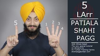 Patiala Shahi Pagg  With Whole Detail  5 Larr [upl. by Klepac]