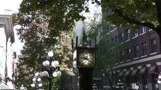 Vancouver BCs Historic Gastown Steam Clock [upl. by Ilzel]