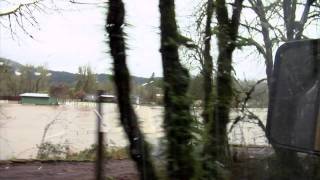 Springfield Oregon Flooding January 19th 2012 [upl. by Cronin280]