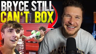 Bryce Hall Gets CRACKED Sparring Another UNTRAINED YouTuber  Is He Getting Worse [upl. by Norrahc]