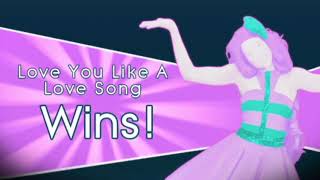 Just Dance 4  Super Bass Vs Love You Like A Love Song LYLALS Wins [upl. by Eninahpets]