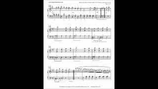 Mozart Turkish March Piano Sheet Music for Easier Reading [upl. by Prudhoe]