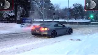 Best Street Drifting Fails and Wins on Snow 2018 [upl. by Farly]