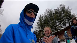 SNOWBOARDING at CAMELBACK MOUNTAIN PA [upl. by Janek971]