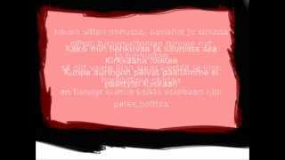 Johanna Kurkela  Rakkauslaulu lyrics [upl. by Nestor609]