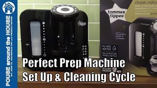 Perfect Prep Machine  Set Up amp Cleaning Cycle Demo amp Review Tommee Tippee Closure to Nature [upl. by Eelnodnarb22]