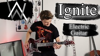 Ignite  Alan Walker  Emotional Rock Cover Electric Guitar [upl. by Dnomder]