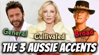 The 3 Australian Accents General Cultivated amp Broad  Australian Pronunciation [upl. by Trakas408]