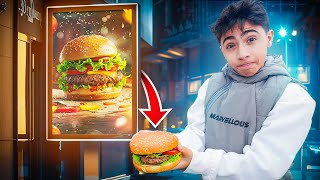 قارنت الاكل الحقيقي ب صور الاعلانات 🍔 حقيقة او كذب [upl. by Aroda]