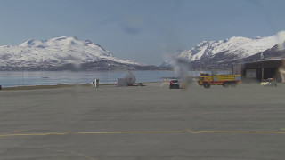 Tromsø Varden Kvaløya Sommerøya Tromsø Lufthavn Langnes  Flying Over Norway [upl. by Pollock789]