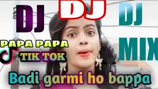 Papa Papa song DJ Tik Tok viral song Badi garmi ho bappa DJ song pappa pappa DJ Nayan ami [upl. by Yhtak]