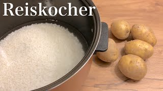 Reiskocher 2 in 1 Reis und Kartoffel gleichzeitig kochen Digitalreiskocher [upl. by Menendez235]