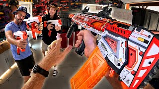 OVERPOWERED NERF GUNS  The Nerf Pro Series  More [upl. by Orlov]