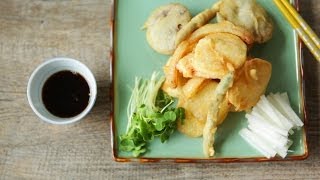 Rezept Japanisches Gemüse Tempura [upl. by Ambrosine]